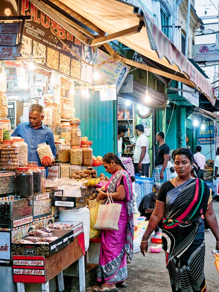 At a shop house selling nuts and snacks, East Masi Street, Madurai, Tamil Nadu, India 
Madurai, Tamil Nadu, India